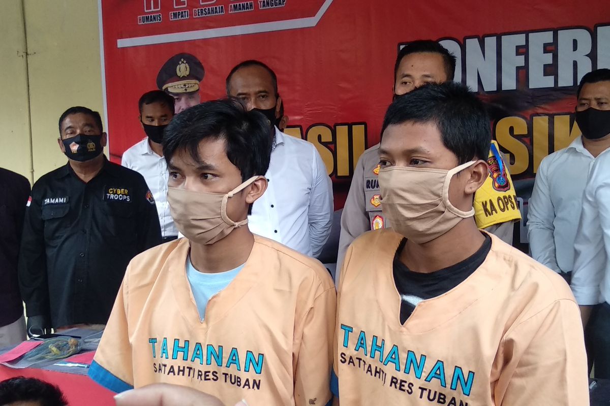 Dua orang kakak-beradik kompak mencuri sepeda motor gara-gara tidak punya uang dan ditangkap polisi. Senin (27/7/2020). 