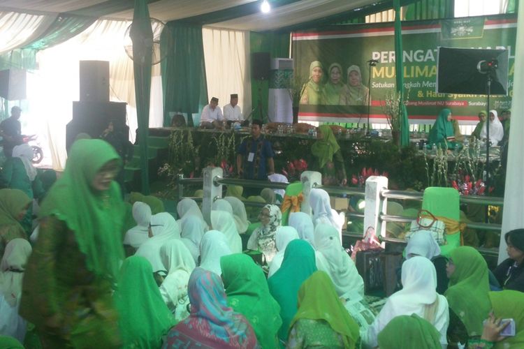 Acara Haul Keluarga Besar Khofifah Indar Parawansah Dan Peringatan Harlah NU ke -71