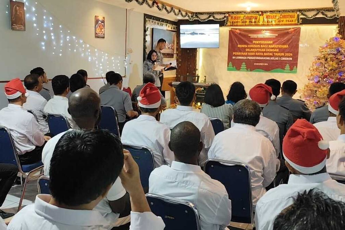 Khidmat Natal di Lapas Cirebon, Remisi hingga Antre Wartel