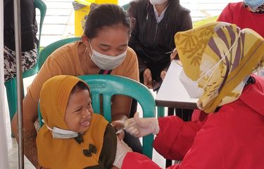 Vaksinasi Anak Usia 6-11 di Kota Tegal Mulai Dilaksanakan, Badut ...