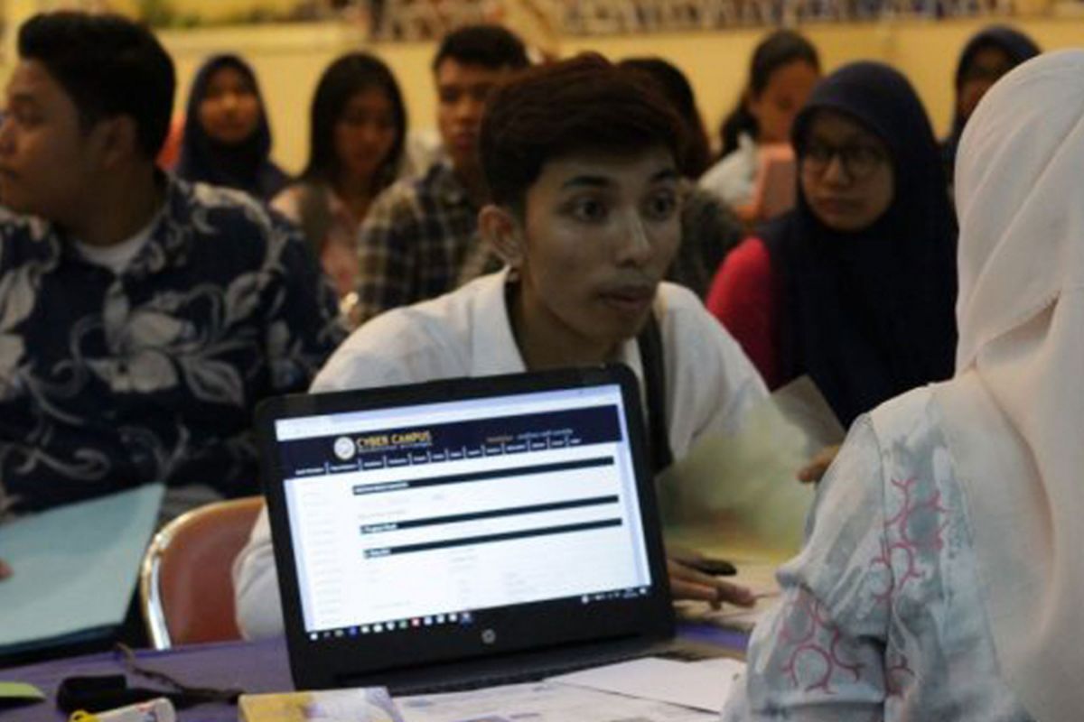 Registrasi calon mahasiswa baru Unair jalur mandiri.