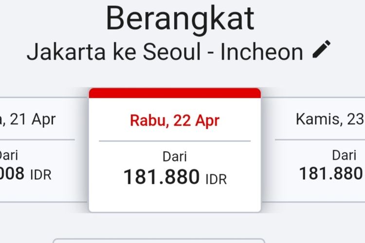 Tiket ke Seoul dari Jakarta di AirAsia.