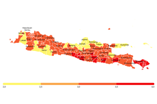 Peta PPKM Level 2-4 per Kabupaten/Kota di Jawa-Bali sampai 6 September 2021