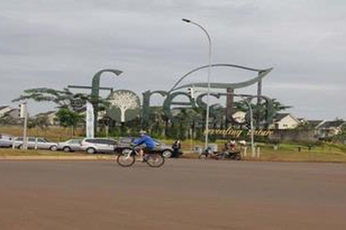 Salah satu klaster baru di BSD City, Serpong, Tangerang, Banten