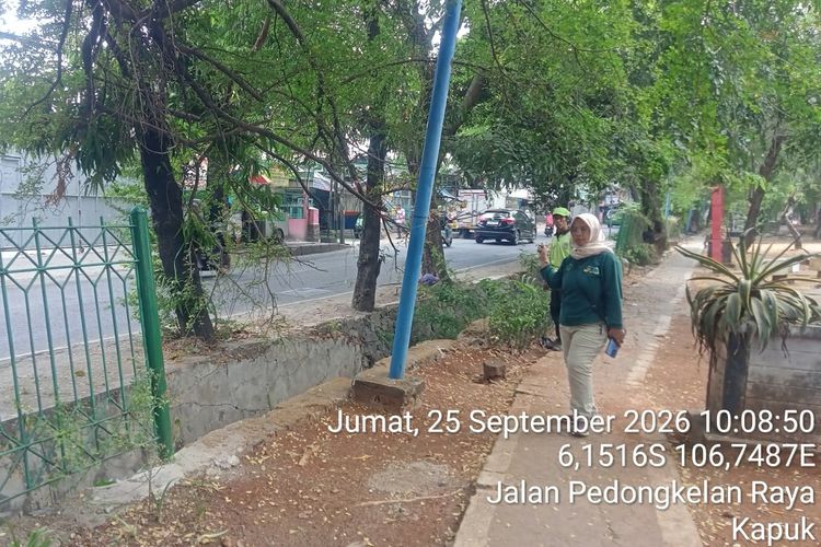 Pagar dan Lampu RPTRA Pedongkelan Jakbar Diduga Hilang Dicuri, Warga Minta CCTV
