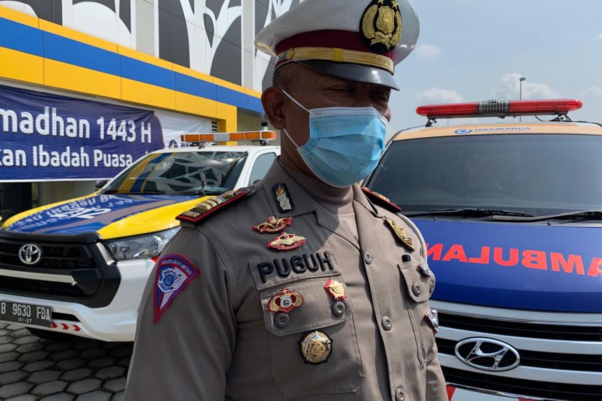 Kanit Patroli Jalan Raya Jatim VI Tol Ngawi-Kertosono-Kediri Polda Jatim, AKP Puguh Winarno