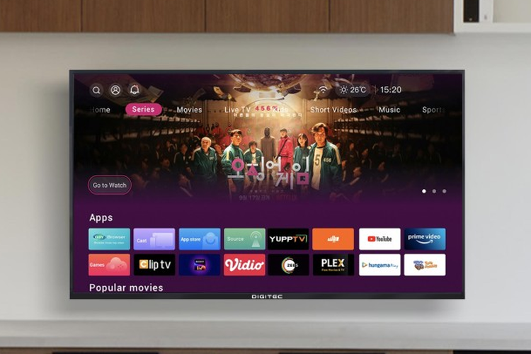 Digitec merilis smart TV dengan layar berukuran 32 inci dan 43 inci. Harganya dimulai dari Rp 1 jutaan