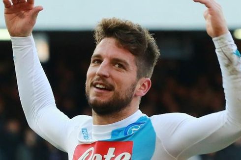 Dries Mertens Senang Jadi Penyerang Tengah