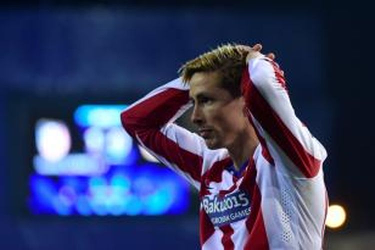 Fernando Torres menjadi eksekutor pamungkas Atletico Madrid saat menang adu penalti atas Bayer Leverkusen di leg kedua babak 16-besar Liga Champions, Selasa atau Rabu (18/3/2015) dini hari WIB.