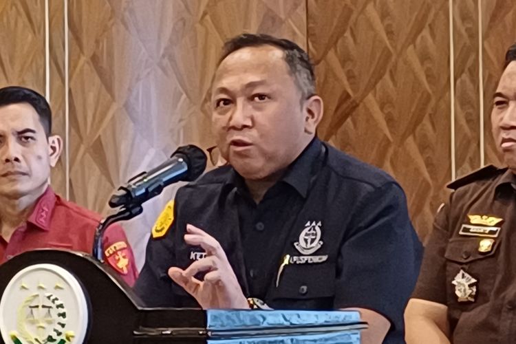 Kepala Pusat Penerangan Hukum Kejagung Ketut Sumedana di Kantor Kejagung, Jakarta, Rabu (29/5/2023).