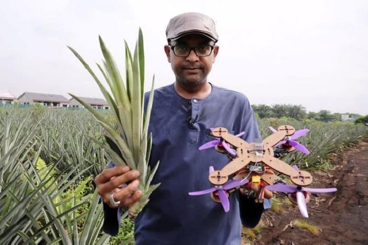 Peneliti asal Malaysia ciptakan kerangka drone yang terbuat dari serat daun nanas