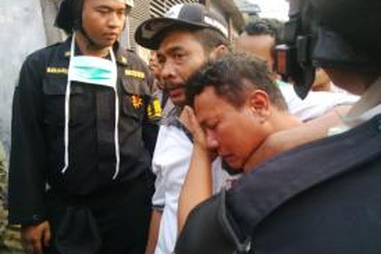 Edy Priyanto sock mendengar isteri dan anaknya tewas dalam kebakaran