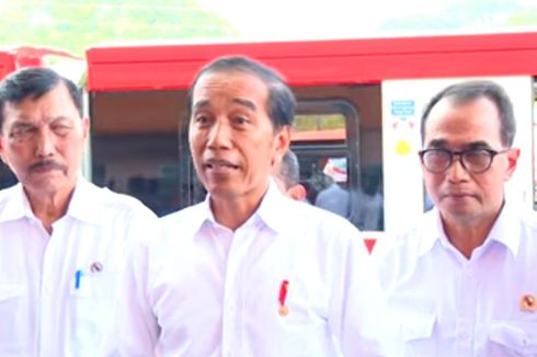 Begini Kesan Jokowi Usai Mencoba Kereta Api Pertama di Sulawesi