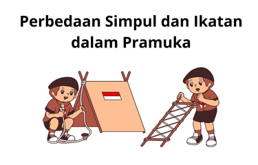 Ada perbedaan antara istilah simpul dan ikatan.