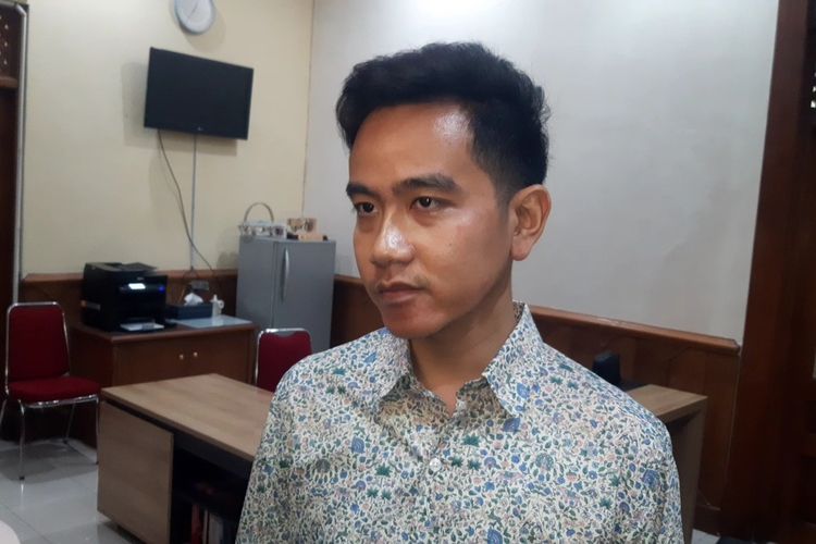 Cawapres nomor urut 2, Gibran Rakabuming Raka di Solo, Jawa Tengah, Rabu (20/3/2024).