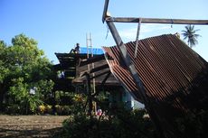 Detik-detik Angin Puting Beliung di Pinrang, Irda dan Anaknya Selamat karena Berlindung di Selokan 