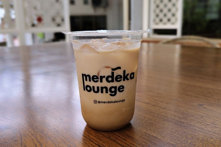 Creamy Merdeka Latte di Merdeka Lounge, Kamis (22/2/2024). 