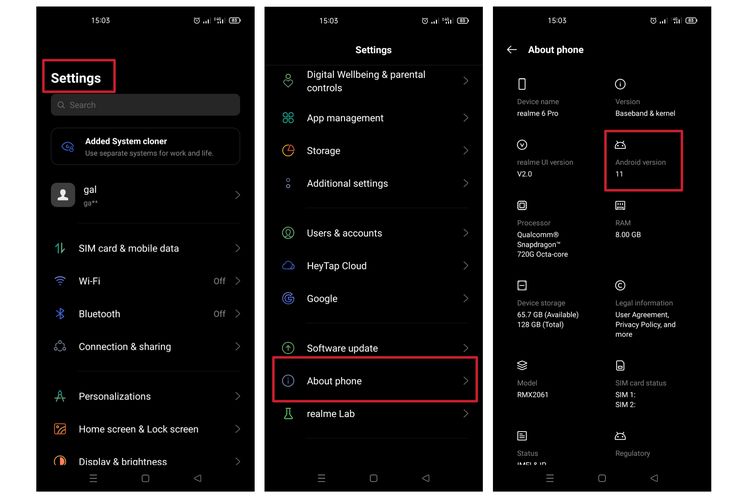  Cara cek versi sistem operasi (OS) di ponsel Android.