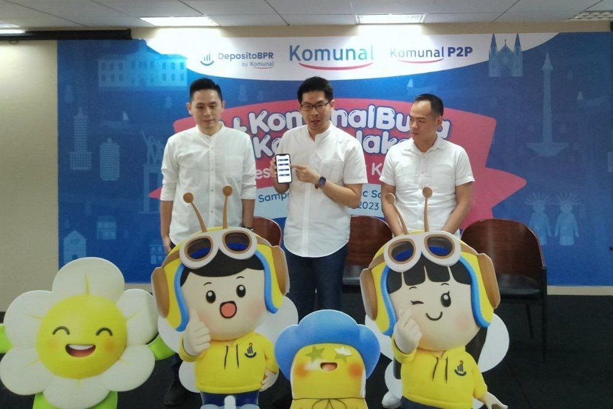 Konferensi pers Komunal, Selasa (9/3/2023)