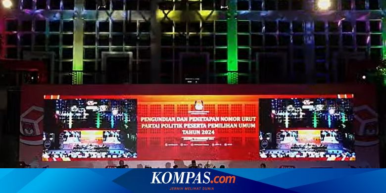 KPU Tetapkan Nomor Urut 17 Partai Politik Peserta Pemilu 2024, Ini Daftarnya