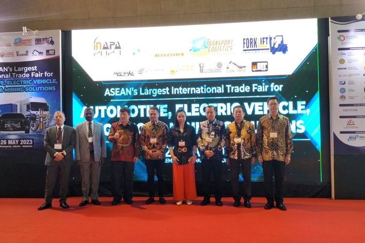 Peresmian acara INAPA 2023 di JIEXPO Kemayoran, Jakarta