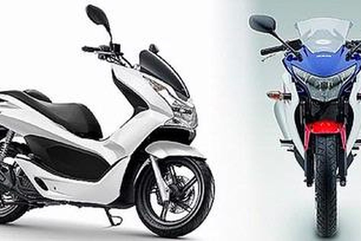 Dua model impor Honda: PCX dan CBE250 R