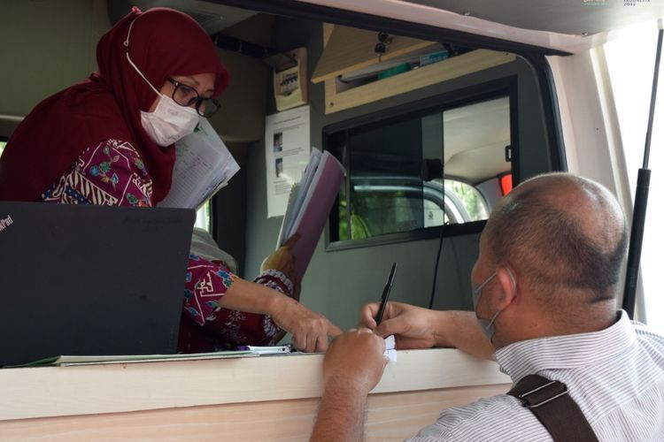 Loket pelayanan pertanahan di AEON Mall Tanjung Barat 