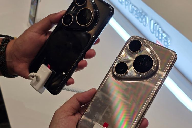 Tampilan punggung Huawei Pura 80 Ultra.