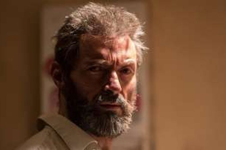 Hugh Jackman bermain dalam film Logan.