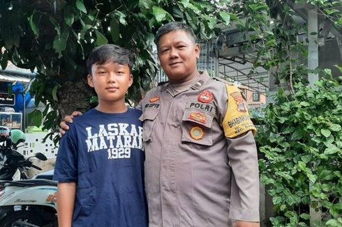 Kisah Aipda Dwi Cahyo yang Viral karena Menangis Saat Kakinya Dibasuh Anak SD