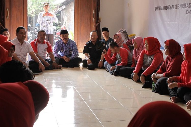 Wali Kota Hendi saat membuka pelatihan hard skill bagi warga miskin dan kaum difabel di Kecamatan Tembalang, Rabu (17/10/2018).