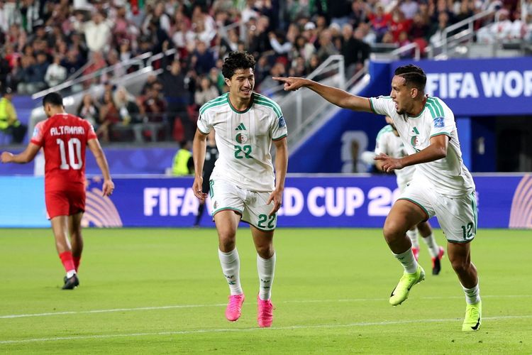Hasil Yordania Vs Aljazair 1-2, Riyad Mahrez dkk Comeback Dramatis