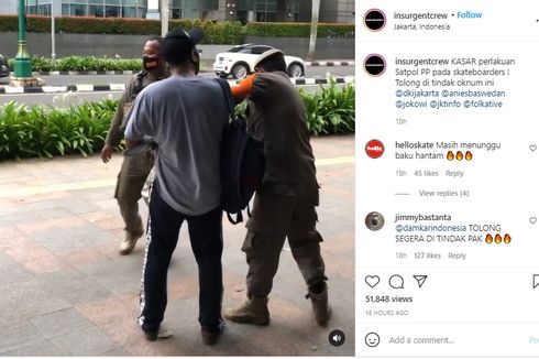 Kepala Satpol PP DKI Akan Tegur Anak Buahnya yang Kasar kepada Pemain Skateboard