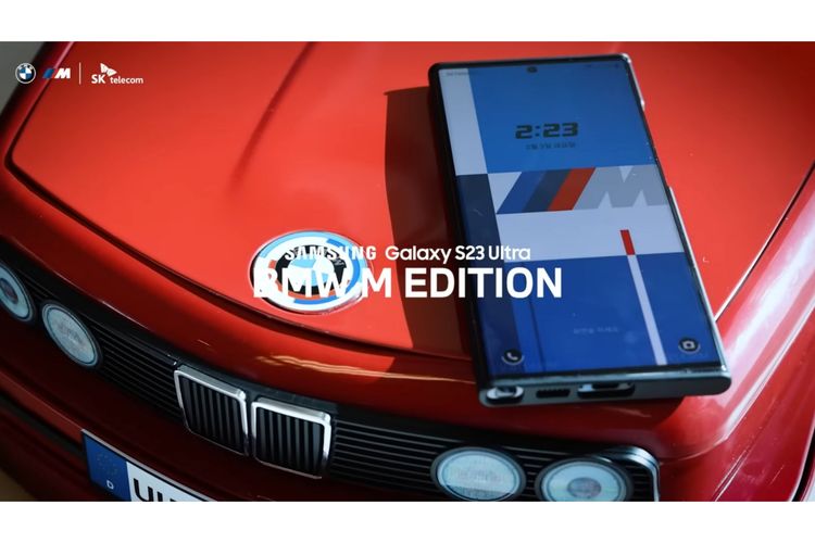 Samsung Galaxy S23 Ultra BMW M edition meluncur di Korea Selatan.
