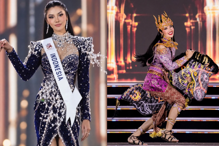 5 Gaya Audrey Bianca di Miss World 2026, dari Gown Laut hingga Busana Kuda Lumping