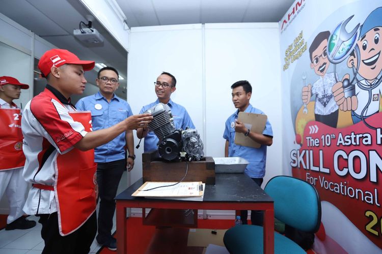 Siswa SMK binaan Honda Astra Motor berkompetisi di Astra Honda Skill Contest (AHSC) for Vocational School 2019