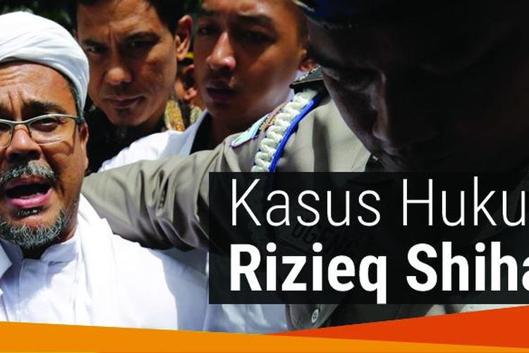 Pimpinan Front Pembela Islam, Rizieq Shihab tiba di Kantor Direktorat Reserse Kriminal Khusus, Polda Metro Jaya, Jakarta, Senin (23/1/2017). Rizieq diperiksa oleh Subdirekorat Fiskal, Moneter, dan Devisa Direktorat Reserse Kriminal Khusus Polda Metro Jaya, terkait ucapannya soal gambar palu arit di logo Bank Indonesia dalam lembaran uang rupiah. 