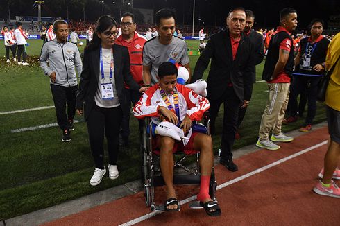 Final SEA Games 2019, Apakah Lawan Sengaja Mencederai Evan Dimas?