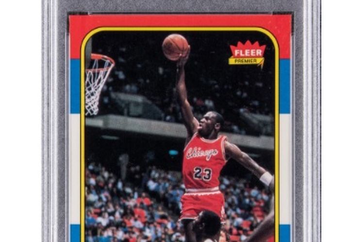 1986 Fleer #57 Michael Jordan Rookie Card