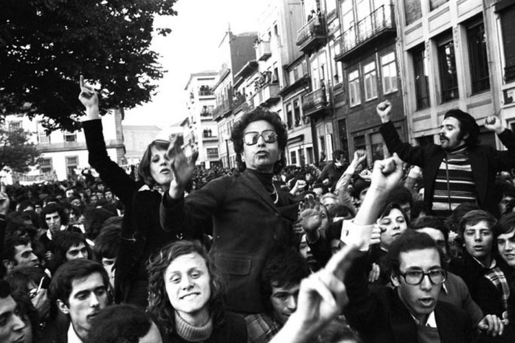 Revolusi Anyelir di Lisbon, Portugal, April 1974.