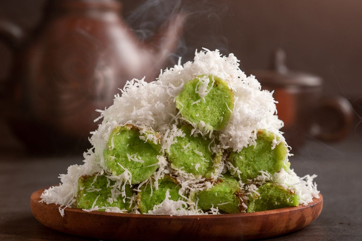 Ilustrasi kue putu. 