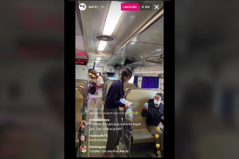 Viral, Video Pedagang Asongan dan Penjual Koran Muncul di Kereta, Apa yang Terjadi?