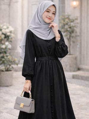 Tren Baju Lebaran 2026: Soft Grey Kontras Lembut yang Modern.