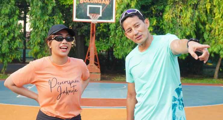 Lari Pagi Bersama, Zita Anjani dan Sandiaga Uno Disebut Akan "Duet" di Pilkada DKJ