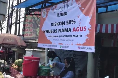 HUT RI, Rumah Makan di Bogor Beri Diskon 50 Persen untuk Warga Bernama Agus