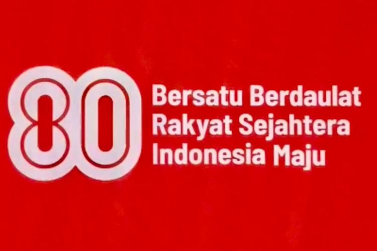 Logo dan Tema HUT ke-80 RI Diluncurkan, Ini Filosofinya