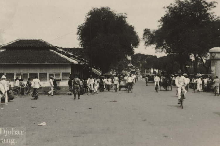 Foto Pasar Djohar tahun 1930