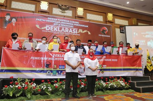 Pasangan Petahana Hendrar-Hevearta Resmi Diusung Seluruh Parpol di Semarang