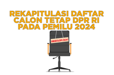 INFOGRAFIK: 9.917 Caleg Akan Perebutkan 580 Kursi DPR pada Pemilu 2024