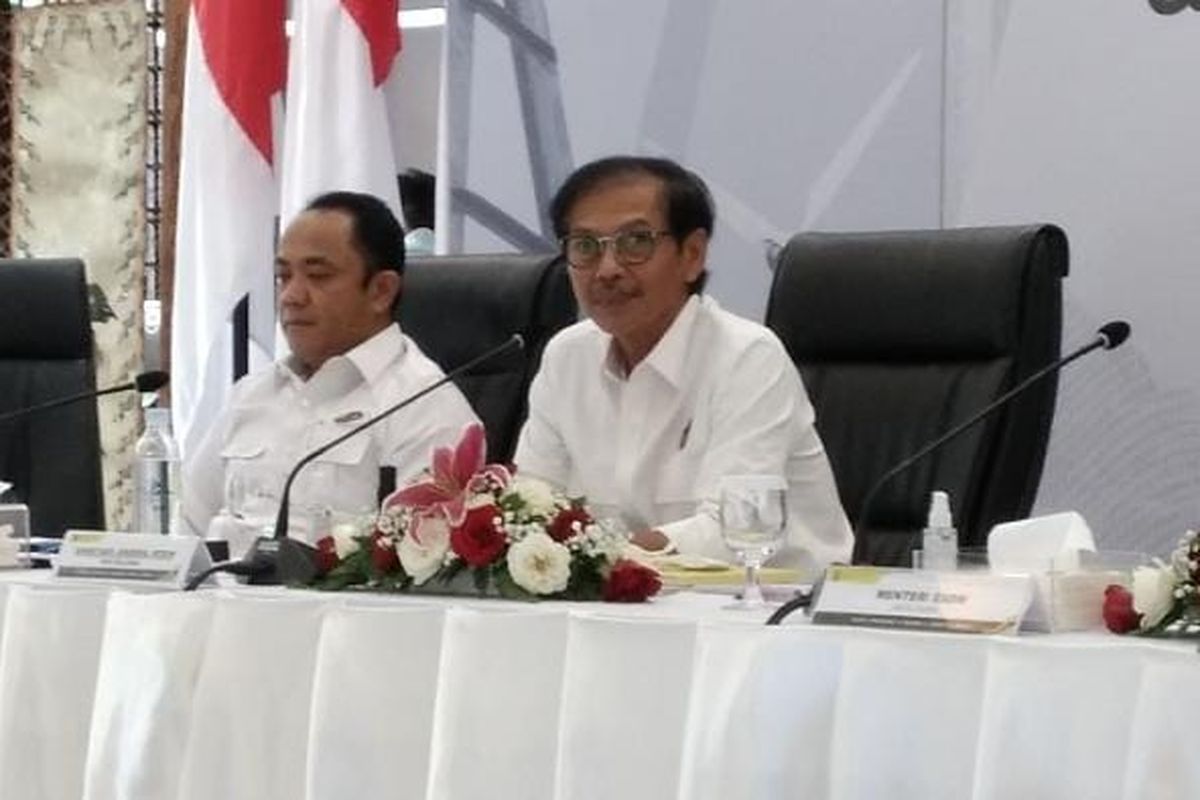 Sekretaris Jenderal Kementerian ESDM, Rida Mulyana di Kementerian ESDM Jakarta, Senin (30/1/2023)